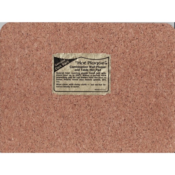 The Steamboat Natchez New Orleans Louisiana USA Cork Back Hot Plate/Wall Plaque - Picture 2 of 2